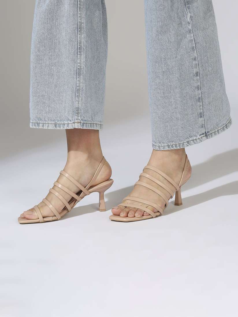 Buy Inc 5 Multi Straps Open Toe Kitten Heel Sandal Heels for Women 30309514 Myntra