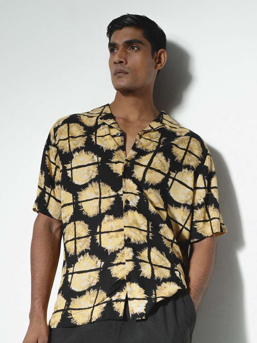 Buy H M Men Half Sleeve Printed Shirt Shirts for Men 30315976 Myntra