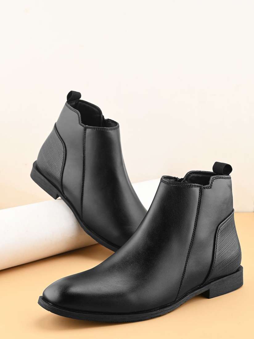 Buy The Roadster Lifestyle Co. Men Solid Zipper Chelsea Boots Boots for Men 30319561 Myntra