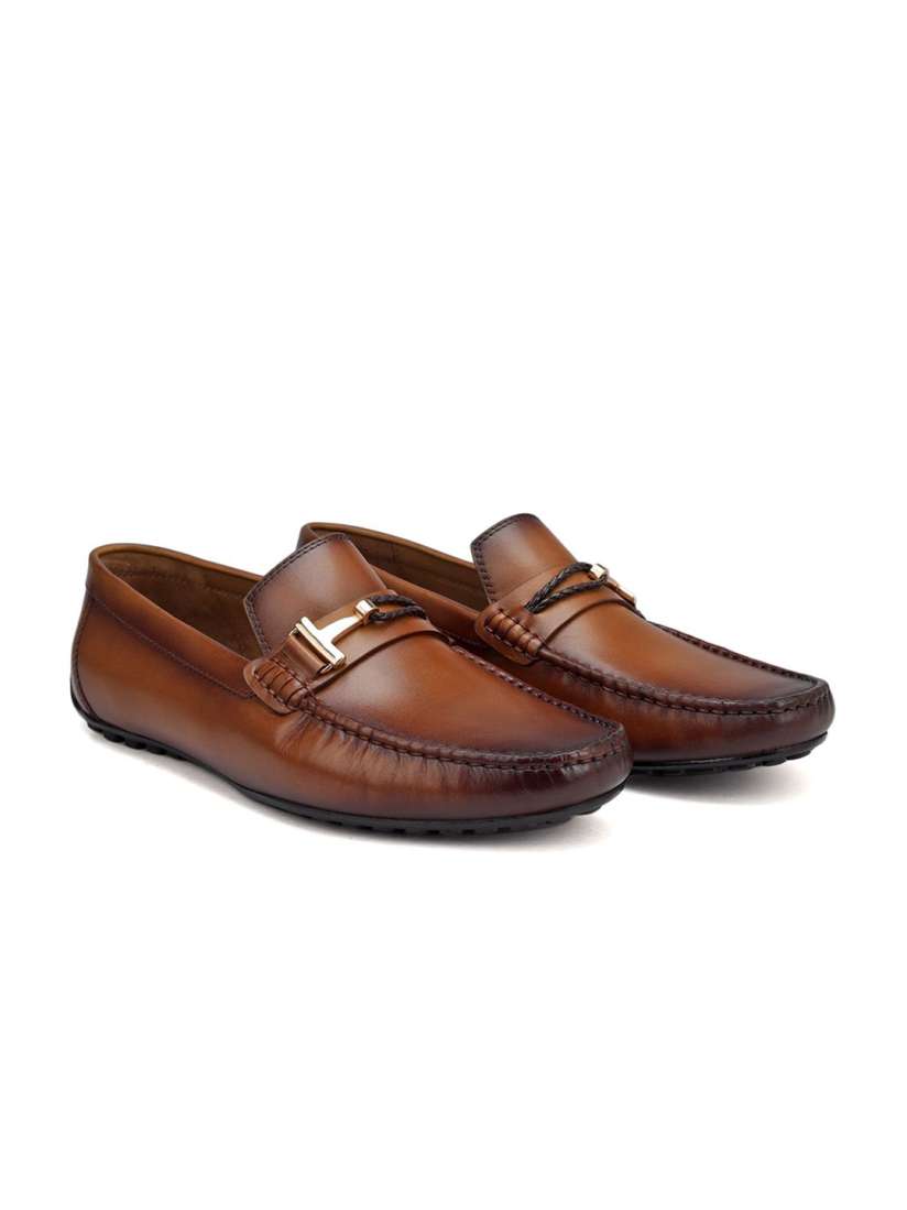 Buy ROSSO BRUNELLO Men Round Toe Leather Formal Loafers Formal Shoes for Men 30331715 Myntra