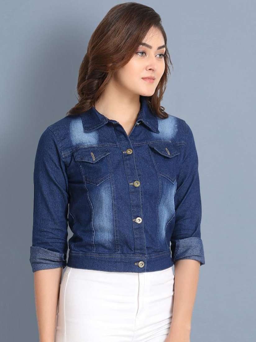 Denim jacket on myntra sales
