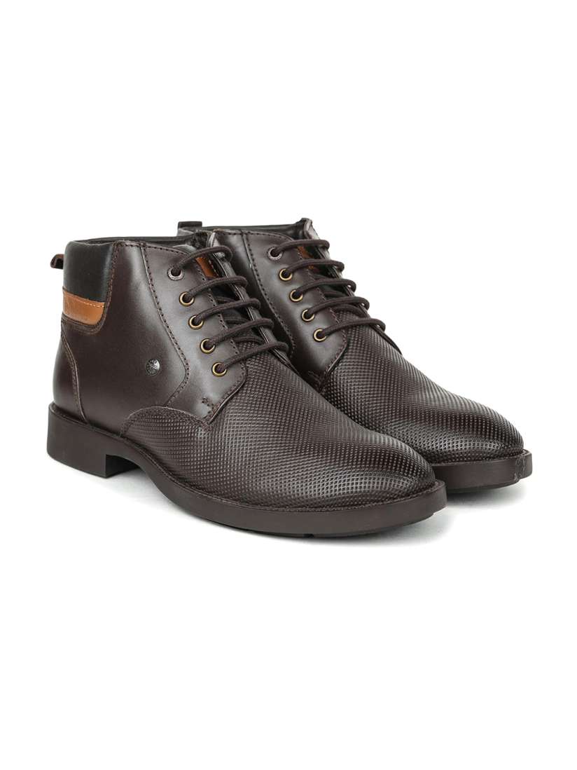 Buy Lee Cooper Men Mid Top Ankle Leather Regular Boots Boots for Men 30379158 Myntra