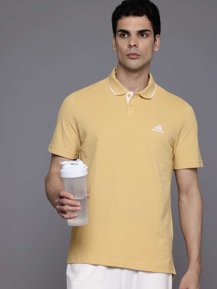 Adidas sports t shirts with collar for men 2025