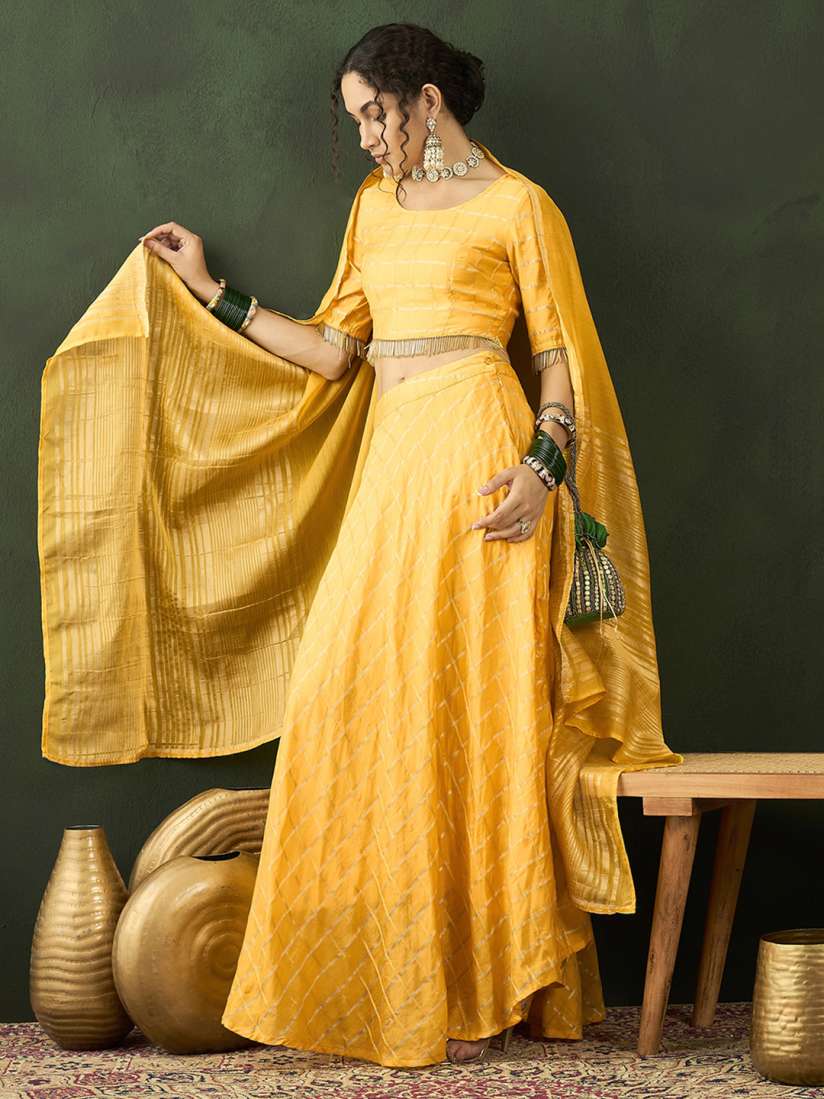 Yellow choli design outlet