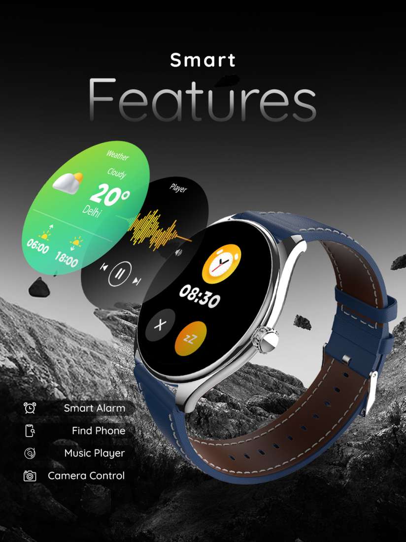 Buy pebble Royale Legend 1.43 AMOLED Display Smartwatch With Bluetooth Calling Health Suite Smart Watches for Unisex 30398107 Myntra