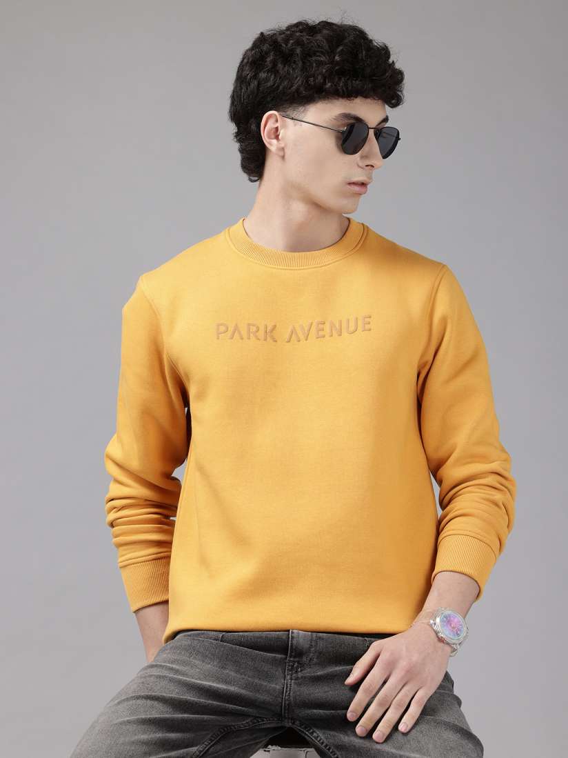 Buy Park Avenue Brand Logo Print Sweatshirt Sweatshirts for Men 30398648 Myntra