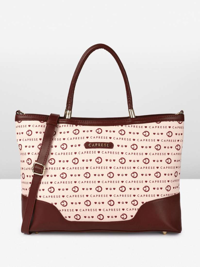 Buy Caprese Peace Brand Printed Structured Handheld Bag Handbags for Women 30418941 Myntra