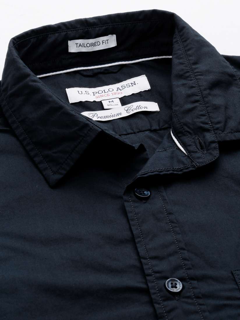 Us polo assn tailored fit shirts discount