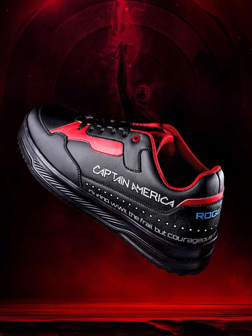 Buy MARVEL STREET Men Captain America Printed Sneakers Casual Shoes for Men 30438547 Myntra