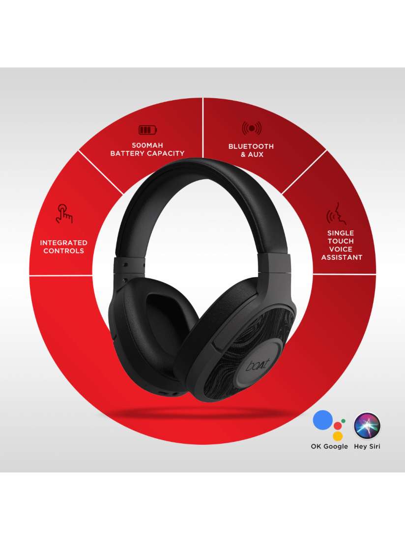 Buy boAt Rockerz 550 Wireless Headphones With Upto 20Hrs Playback Headphones for Unisex 30450372 Myntra