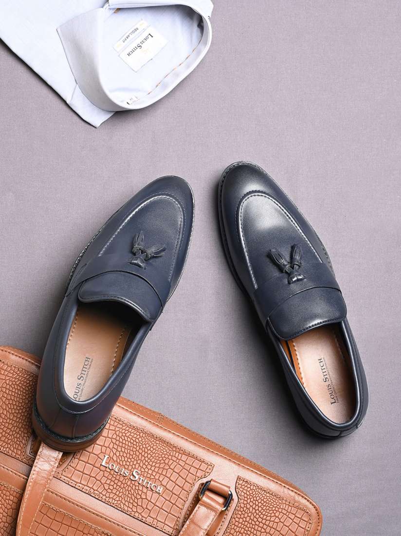 Buy LOUIS STITCH Men Formal Slip On Tassel Moccasin Shoes Formal Shoes for Men 30458182 Myntra