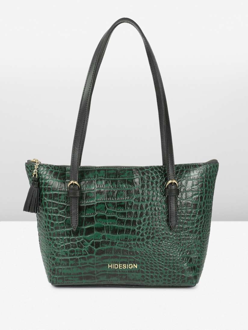 Hidesign green handbag new arrivals