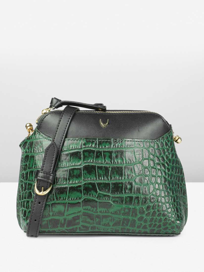 Buy Hidesign Animal Textured Leather KELLY Structured Sling Bag Handbags for Women 30494322 Myntra