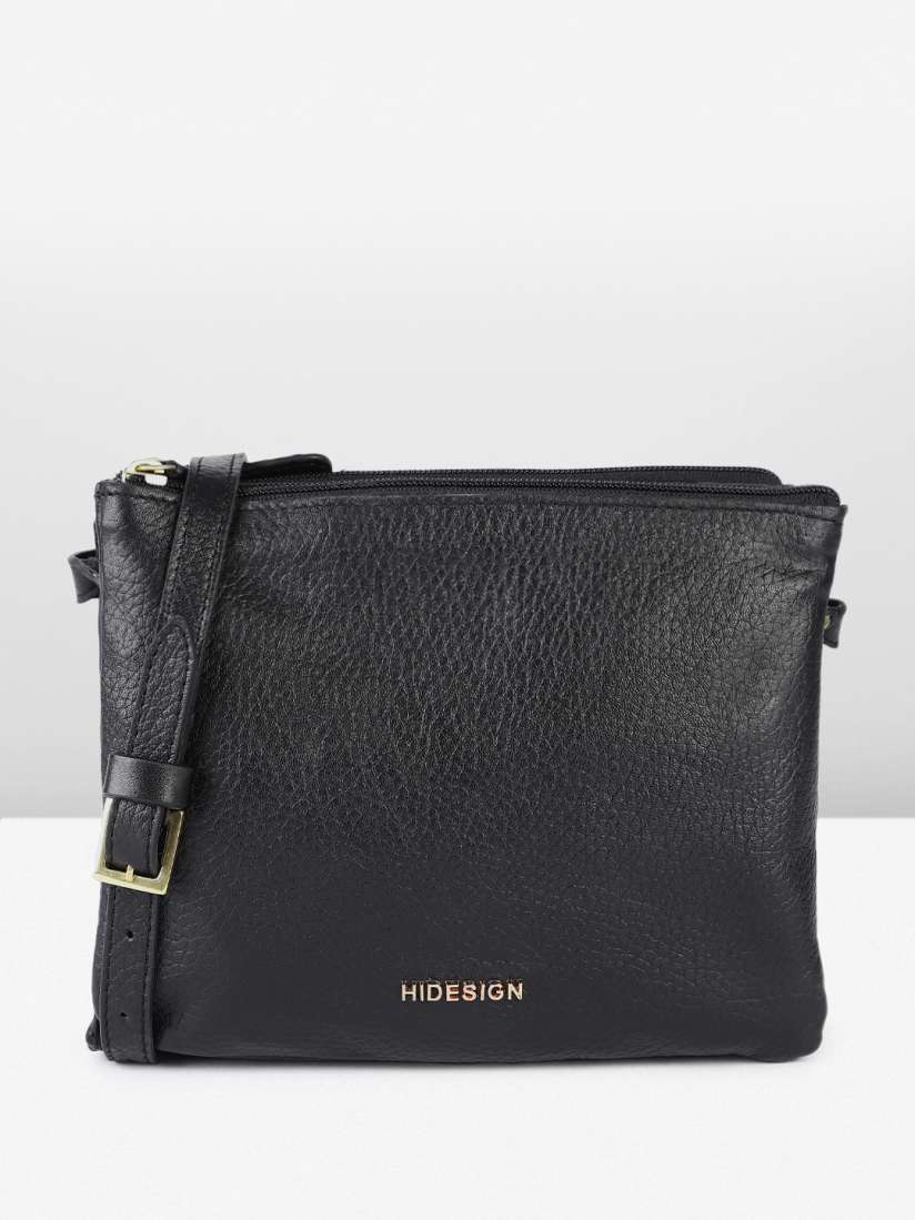 Buy Hidesign Leather Structured Sling Bag Handbags for Women 30494407 Myntra