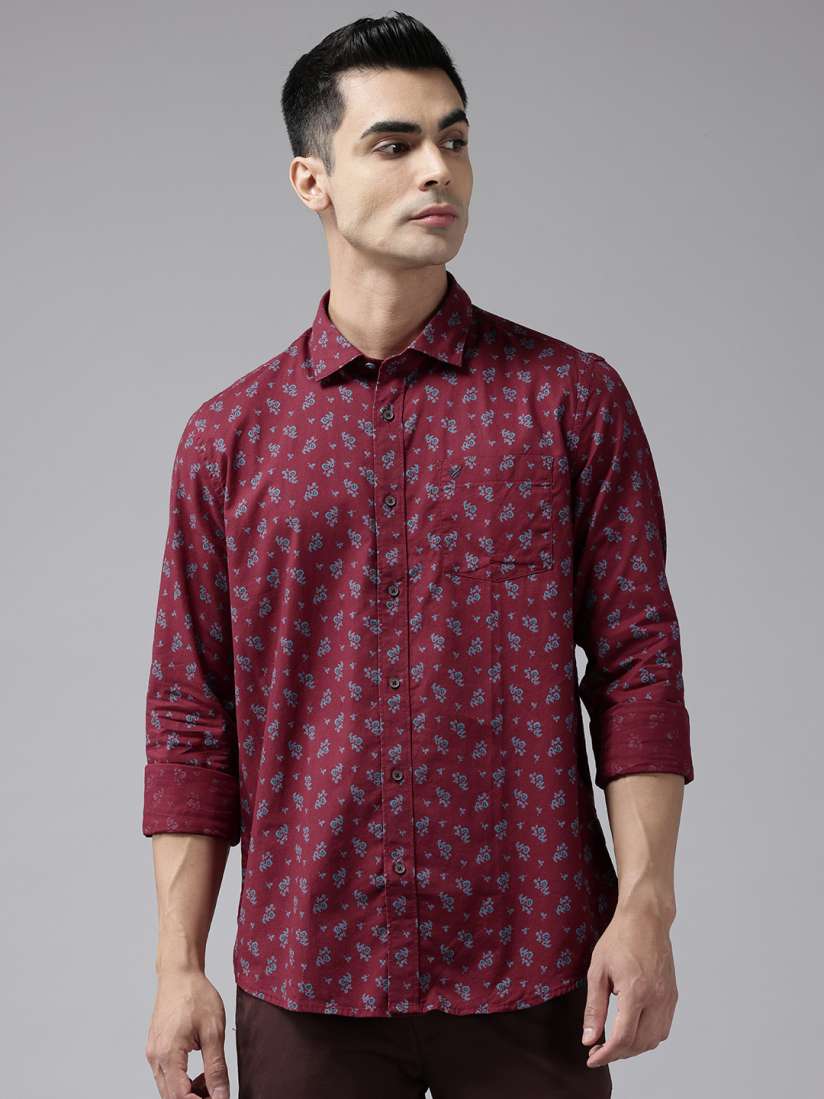 Buy Blackberrys Opaque Printed Casual Shirt Shirts for Men 30500024 Myntra