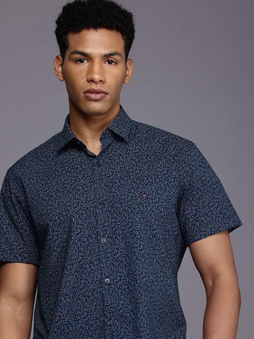 Buy Louis Philippe Sport Slim Fit Floral Printed Pure Cotton Casual Shirt Shirts for Men 30520280 Myntra