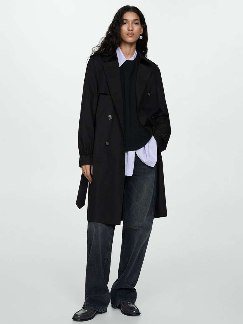 Mango duster coat best sale