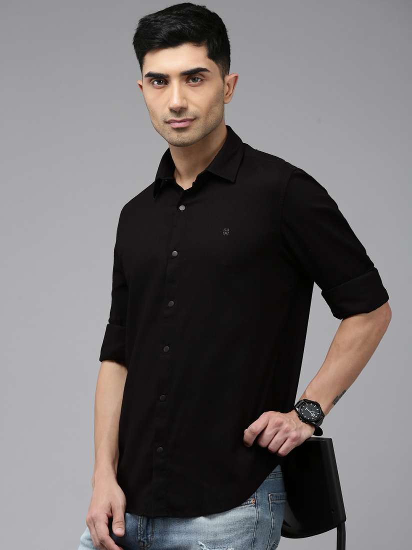 Buy SPYKAR Pure Cotton Slim Fit Casual Shirt Shirts for Men 30583819 Myntra