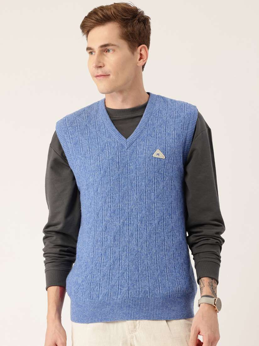 Buy Monte Carlo V Neck Woollen Sweater Vest Sweaters for Men 30585475 Myntra