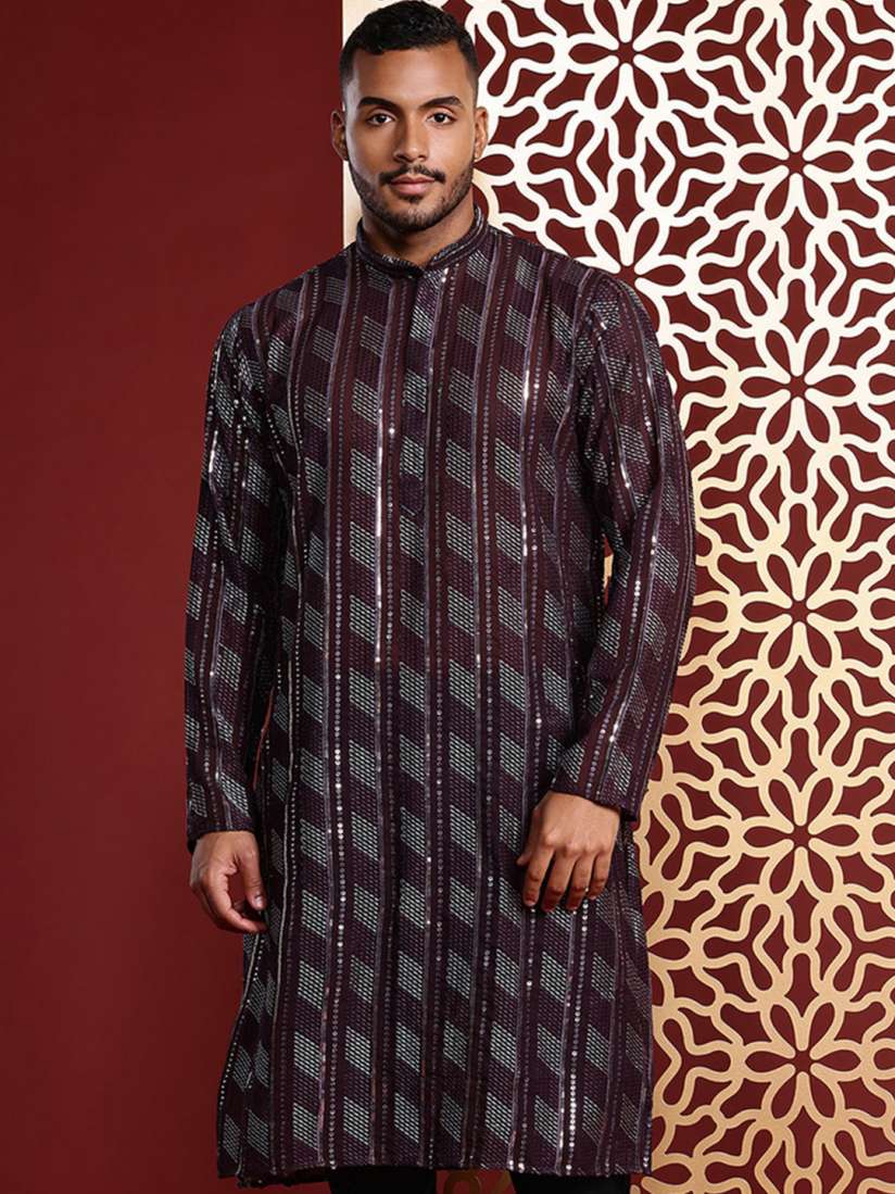 Kurta with trousers mens clearance