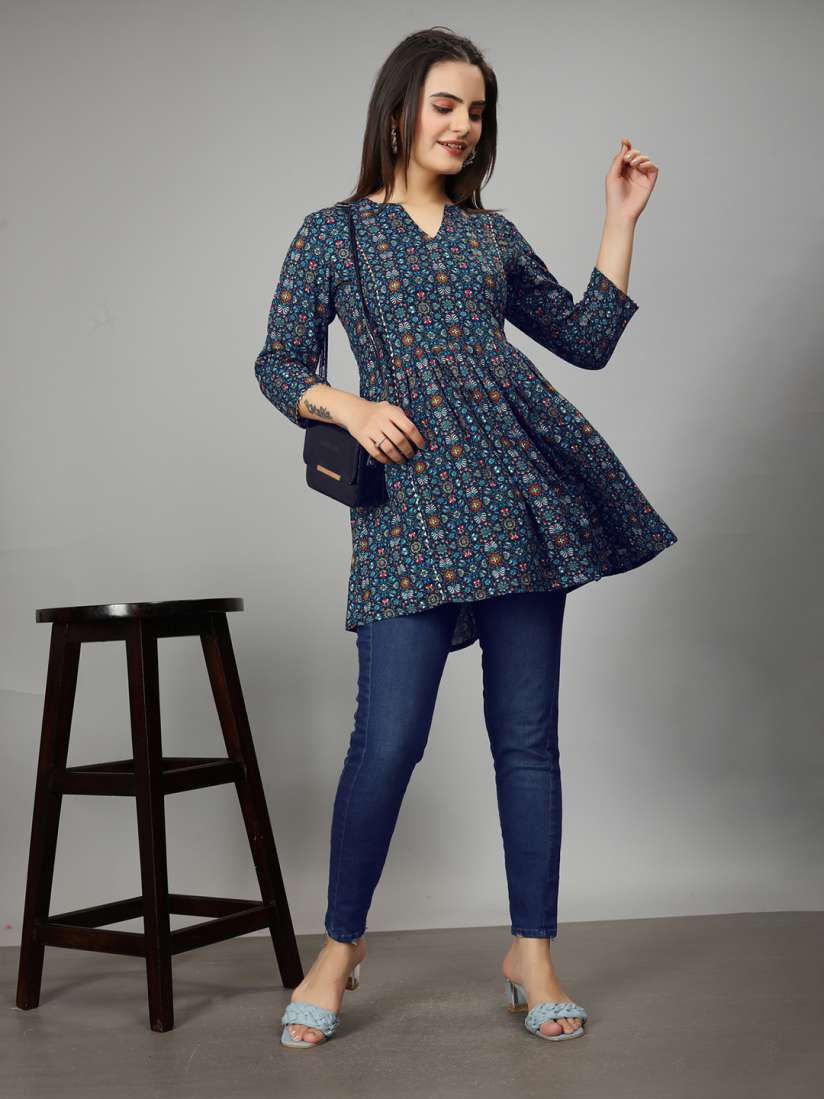 A line short kurti online