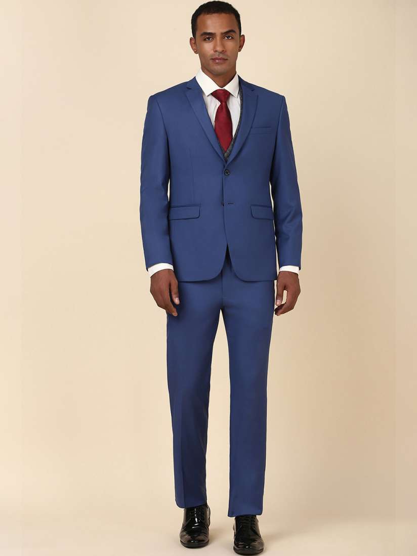 Buy Allen Solly Slim Fit Single Breasted Three Piece Formal Suit Suits for Men 30656474 Myntra