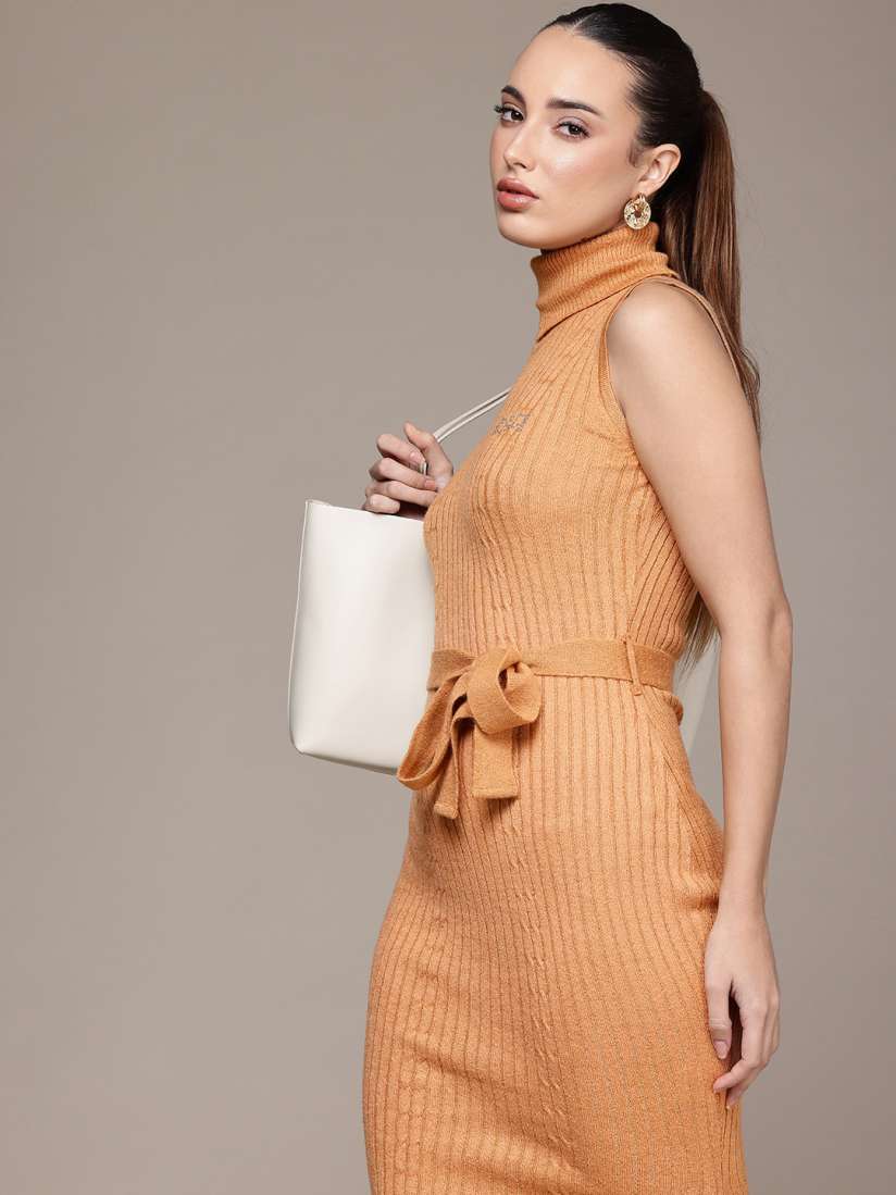 Jumper dress with side slits sales