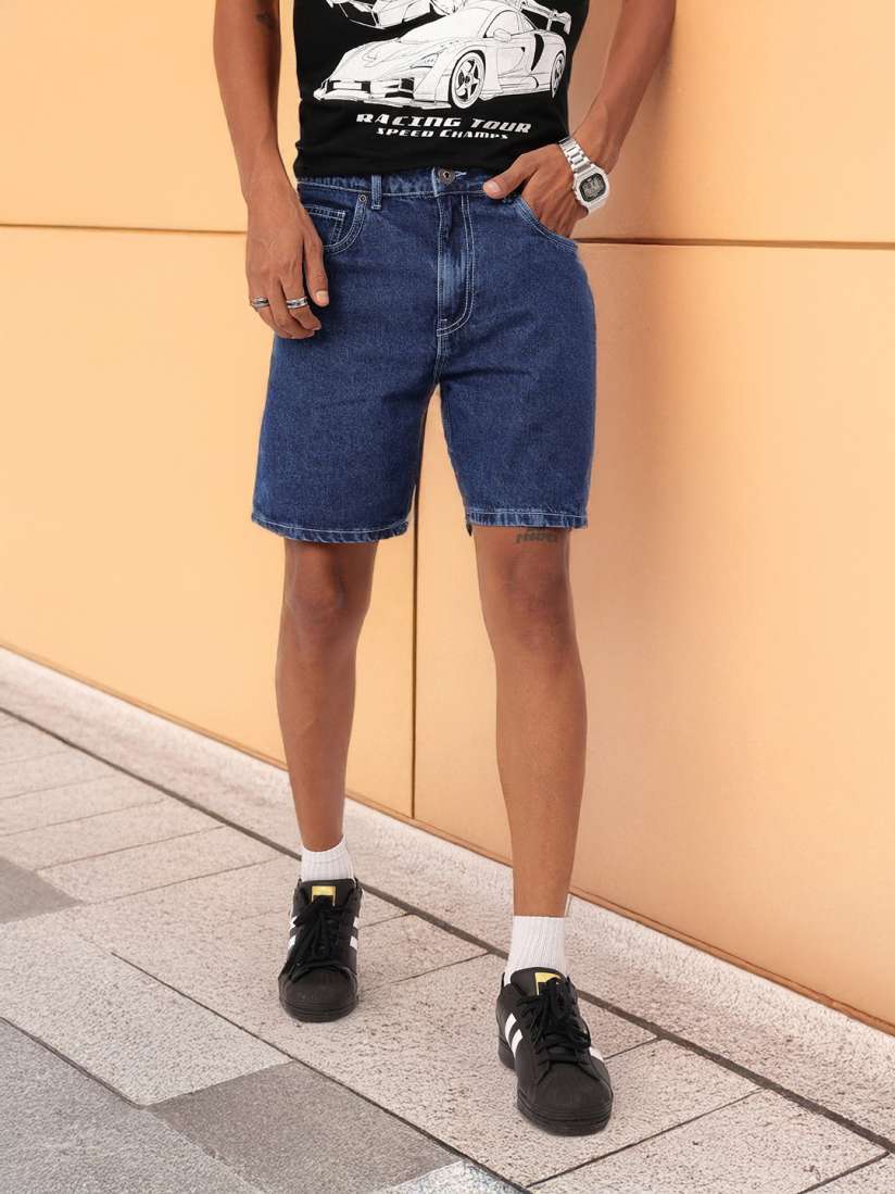 Buy Kook N Keech Men Urban Cool Bermuda Fit Faded Denim Shorts Shorts for Men 30706607 Myntra