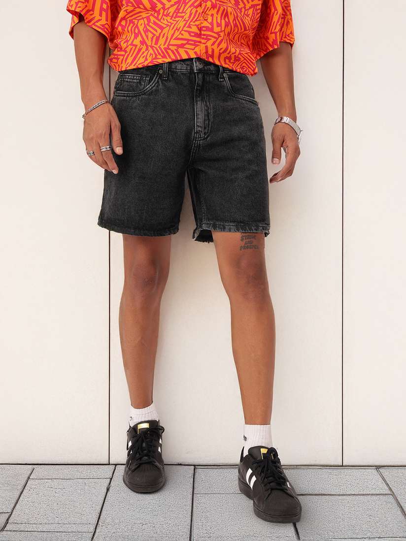 Black Shoes Shoes To Wear With Denim Shorts Male Plus Skinny