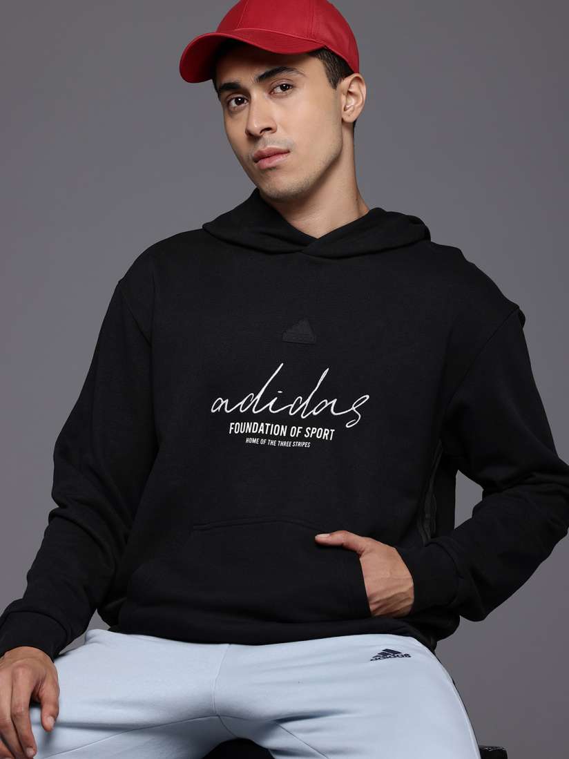 Buy ADIDAS Printed Hooded Sweatshirt Sweatshirts for Men 30777237 Myntra