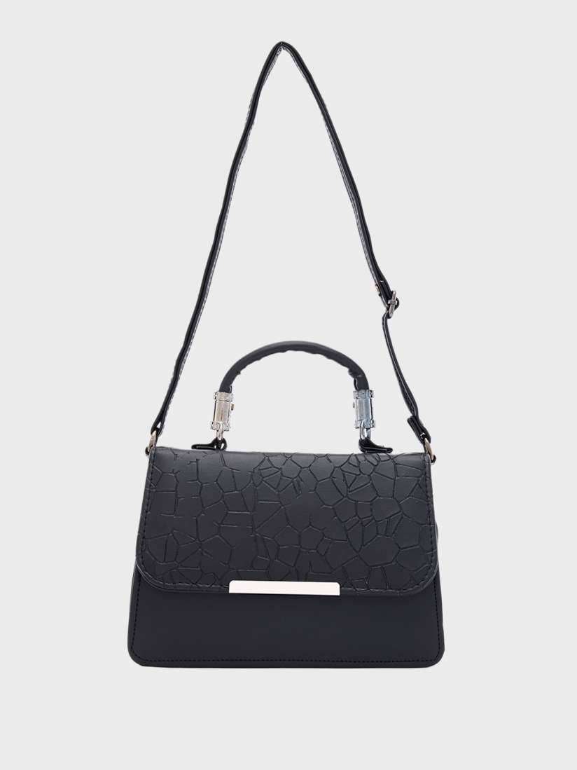Buy Caprese Siko Animal Textured Structured Satchel Handbags for Women 30777549 Myntra