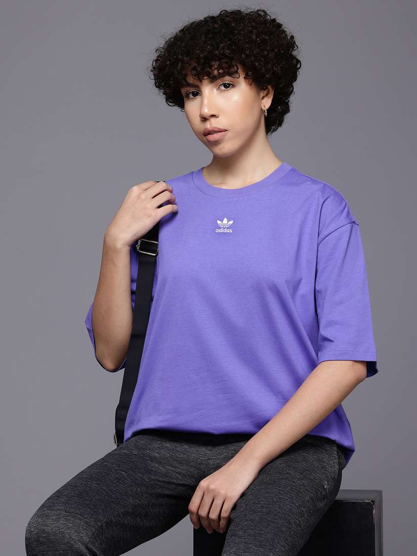 Myntra Purple Adidas T Shirt Womens ADIDAS Originals Drop
