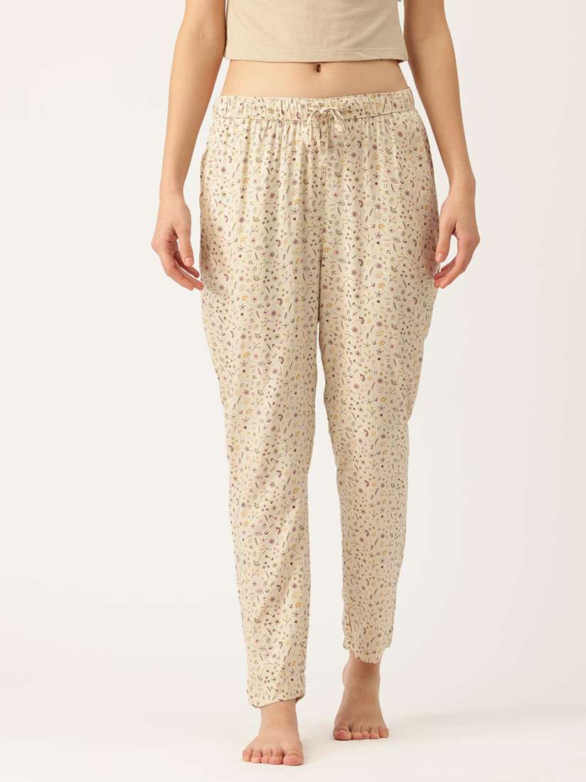Buy ETC Floral Printed Lounge Pants Lounge Pants for Women 30816057 Myntra