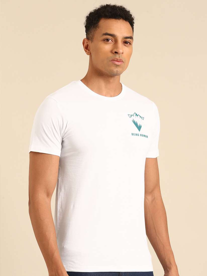 Myntra white t shirt cheap