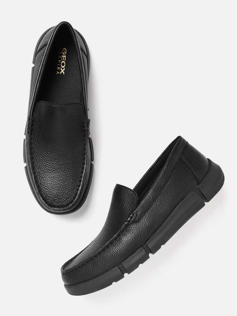 Buy Geox Men Round Toe Leather Loafers Casual Shoes for Men 30836062 Myntra