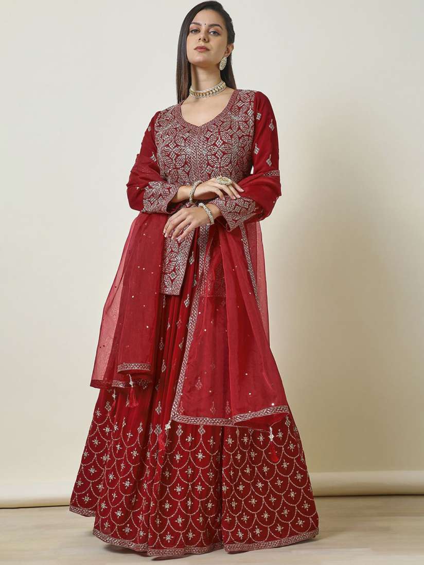 Soch lehenga online shopping clearance