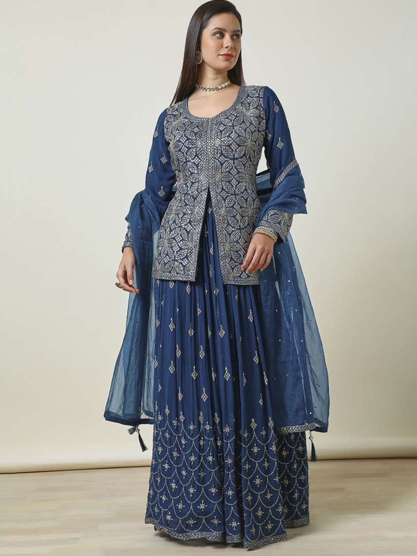 Buy Soch Embroidered Sequinned Ready to Wear Lehenga Blouse With Dupatta Lehenga Choli for Women 30838262 Myntra