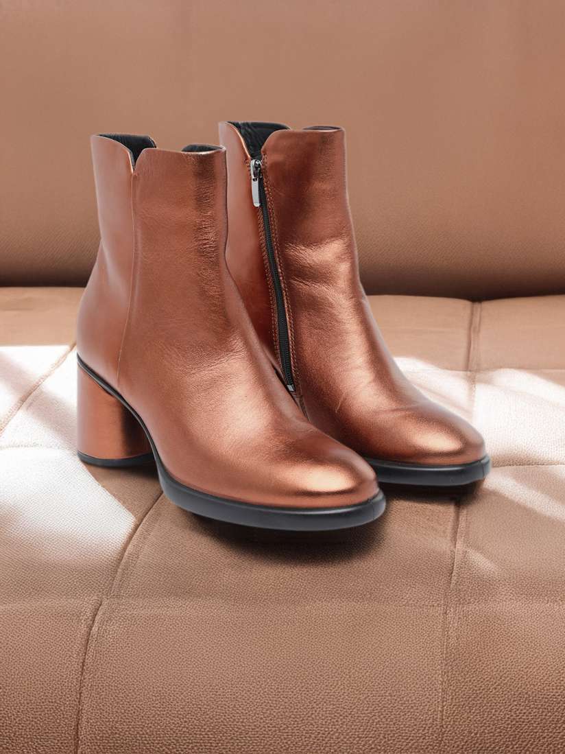 Ecco leather ankle boots cheap
