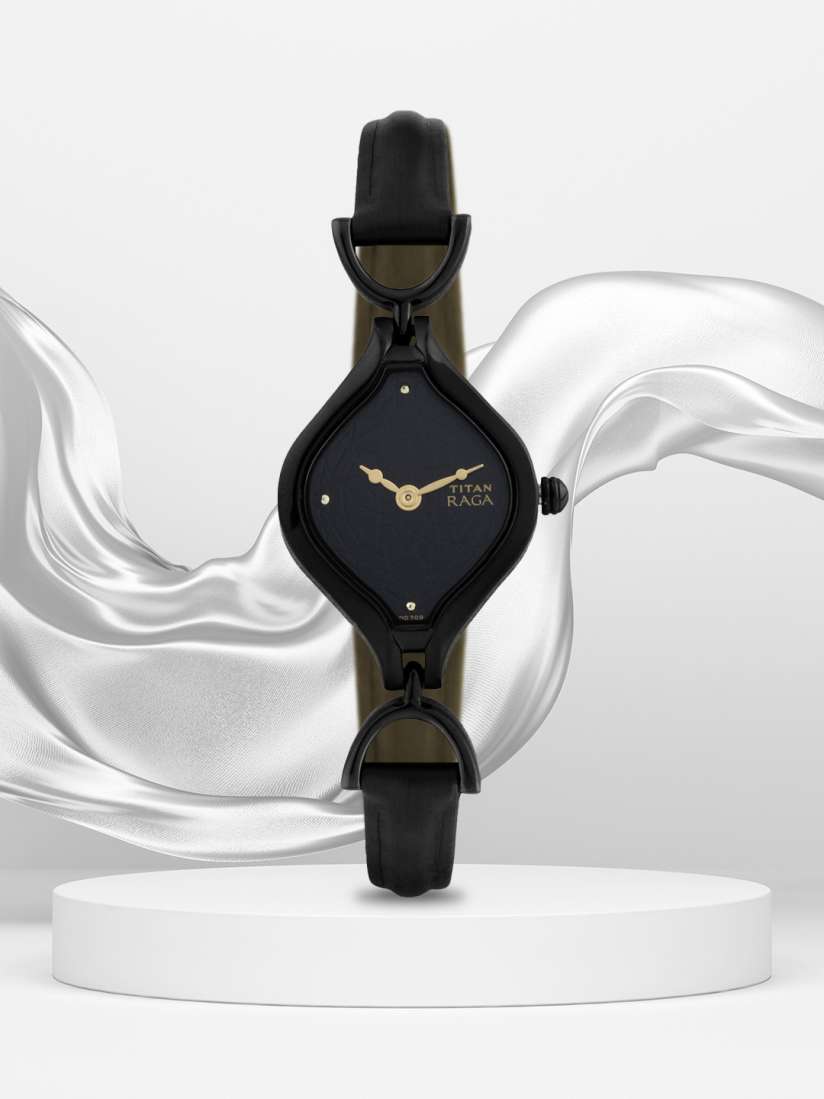 Buy Titan Raga Women Black Dial Watch 2531NL01 Watches for Women 308592 Myntra