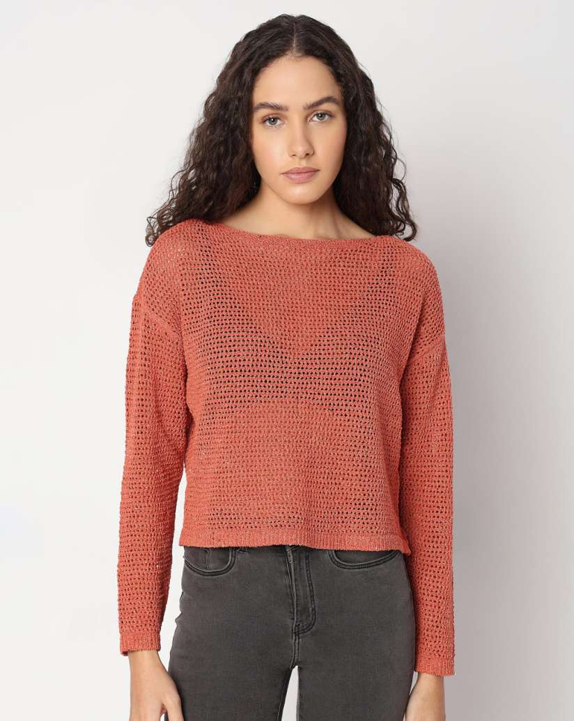 Womens boat neck sweaters