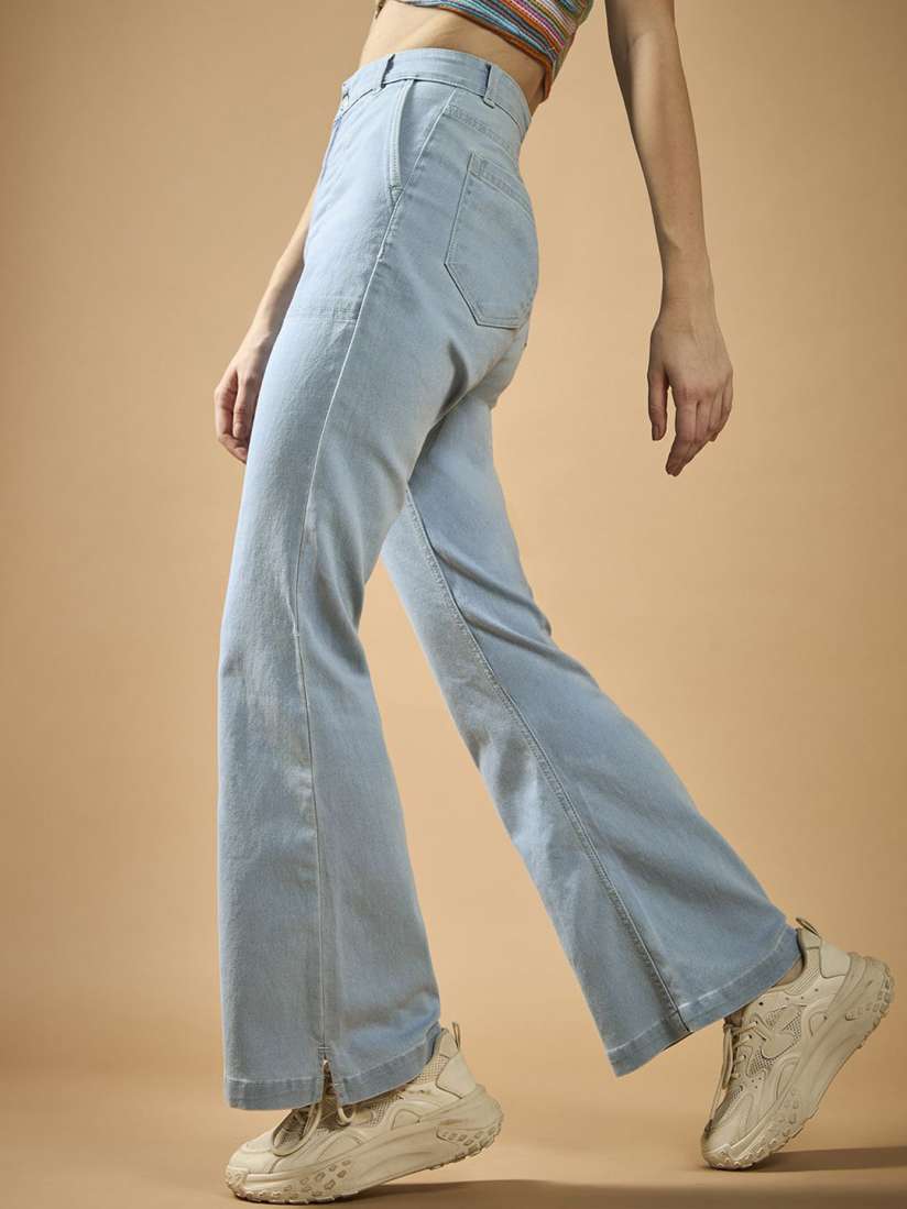 Buy The Roadster Women Bootcut High rise Regular Stretchable Denim Jeans Jeans for Women 30876771 Myntra