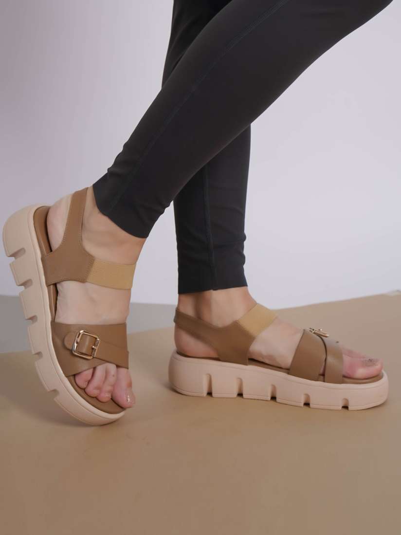 Buy Shezone Platform Round Toe Women Sandals Heels for Women 30892372 Myntra
