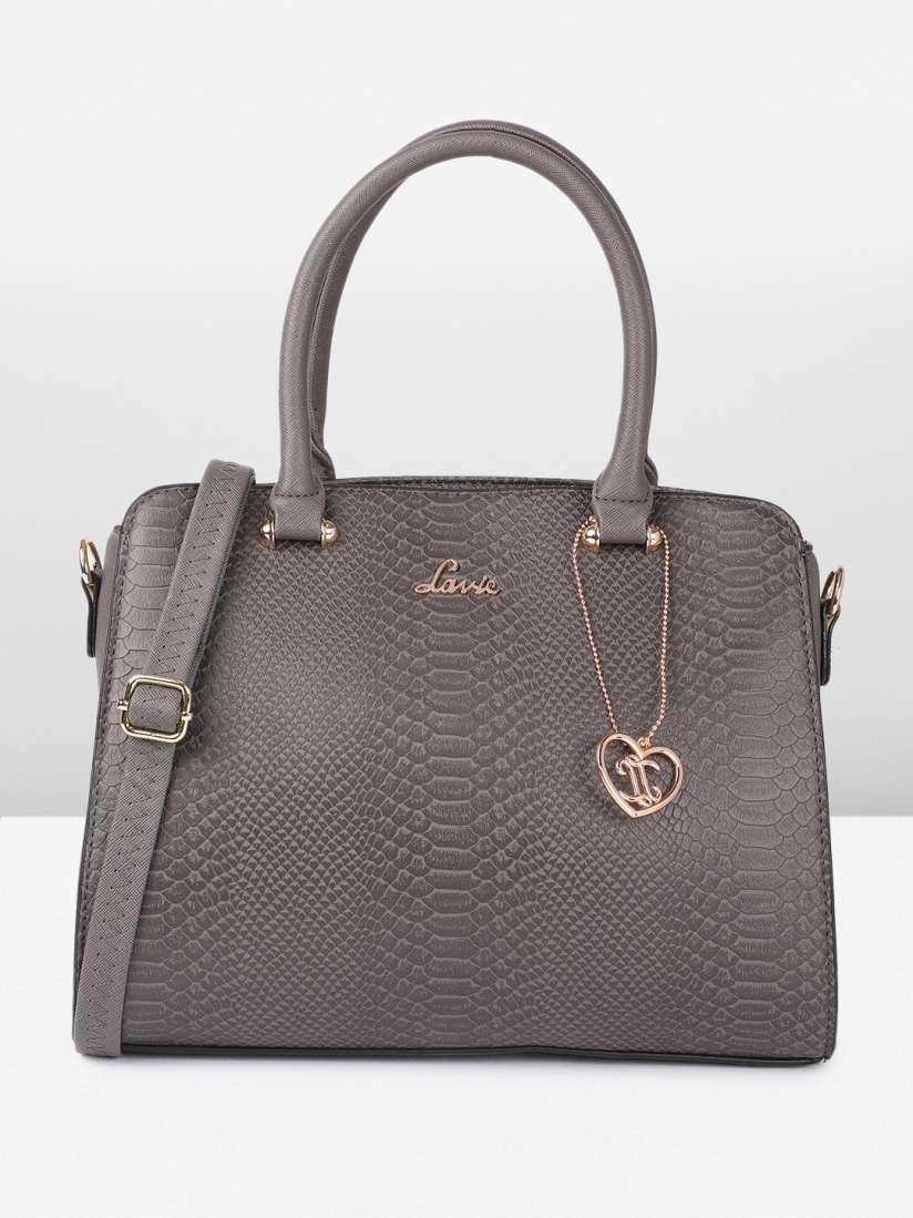 Buy Lavie Animal Textured Milan Structured Handheld Bag with a Chain Handbags for Women 30914779 Myntra