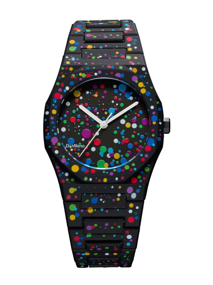 Buy D1 Milano Unisex Polycarbon Black Dial Quartz Analog Watch  