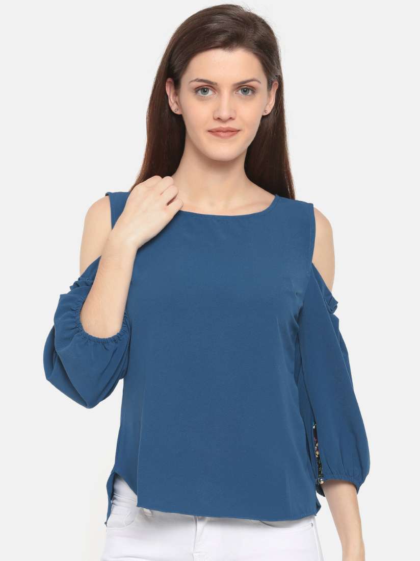 Jeans tops for ladies myntra cheap