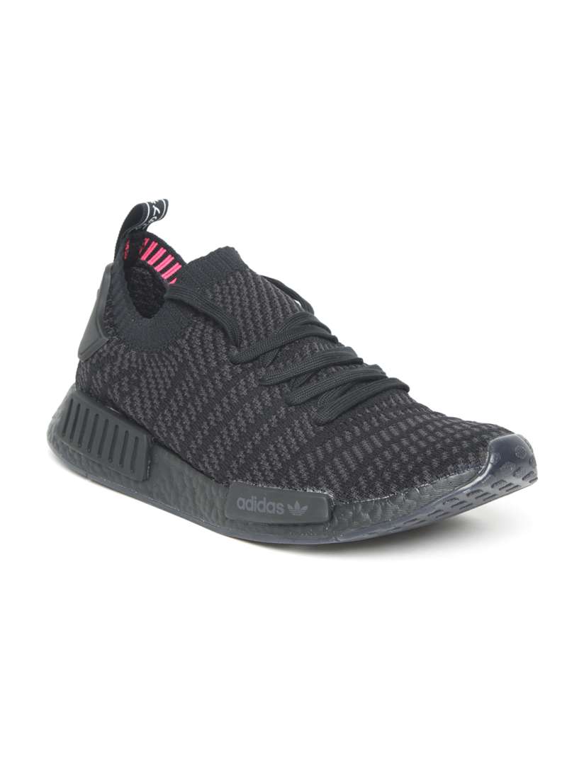 Buy ADIDAS Originals Men Black Charcoal Grey NMD R1 STLT PRIMEKNIT Striped Sneakers Casual Shoes for Men 3092534 Myntra