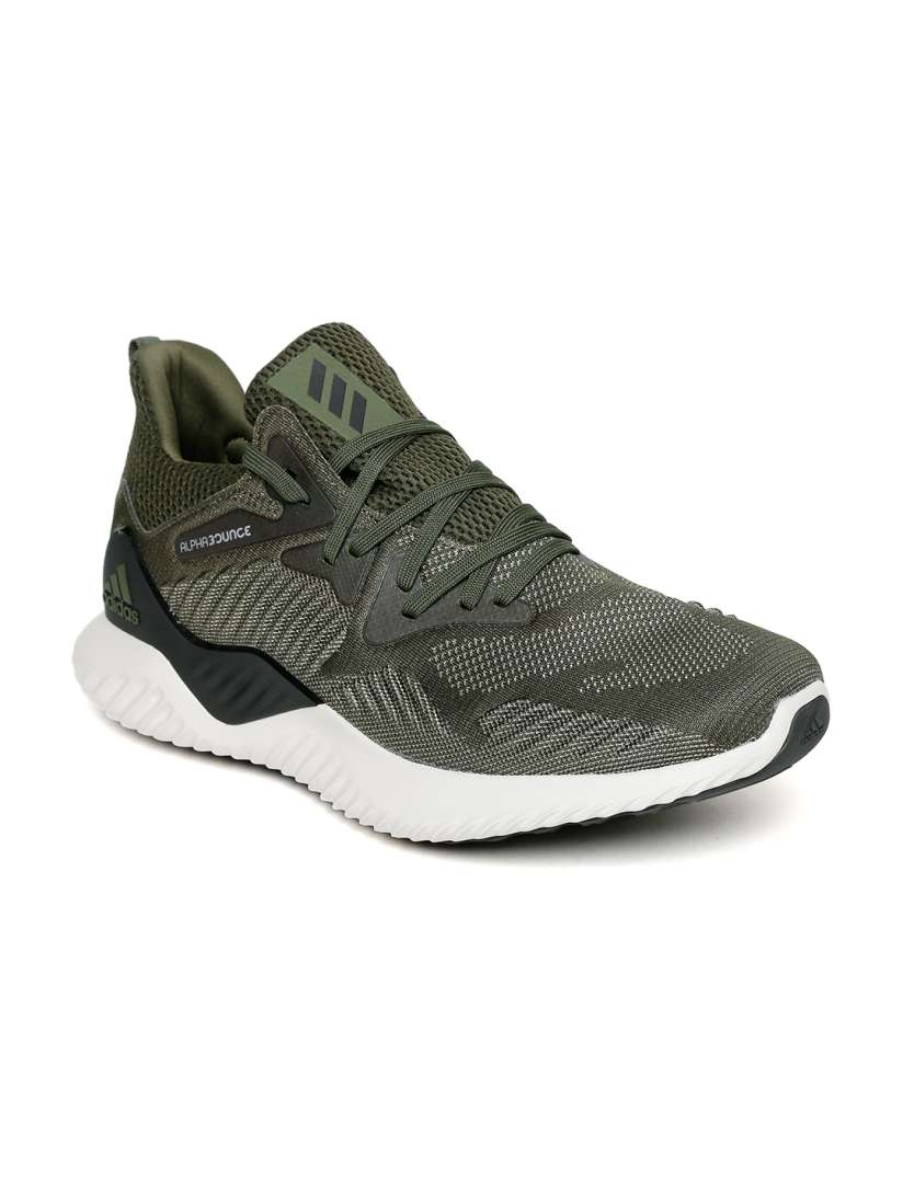 Buy ADIDAS Men Olive Green ALPHABOUNCE BEYOND Running Shoes Sports Shoes for Men 3094615 Myntra