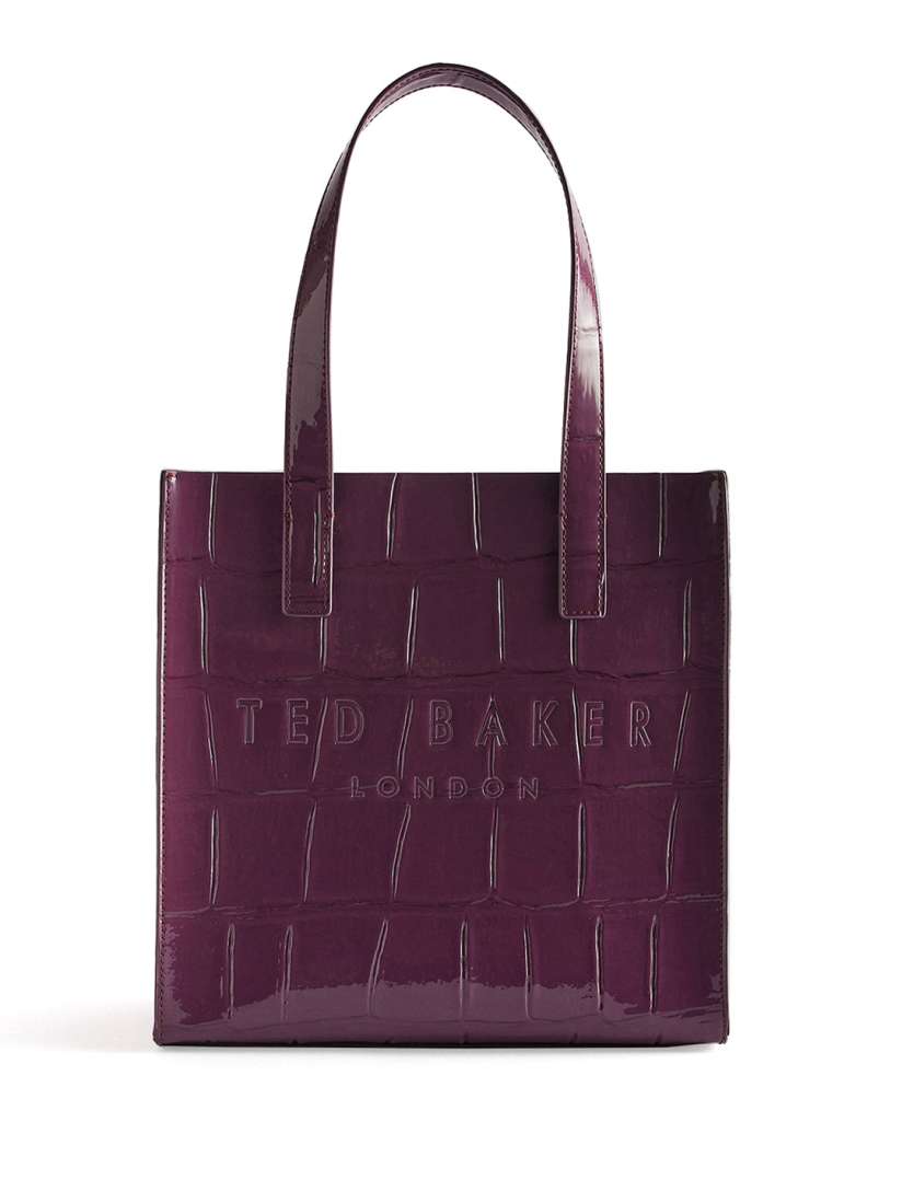 Buy Ted Baker Textured PU Shopper Tote Bag with Cut Work Handbags for Women 30963868 Myntra