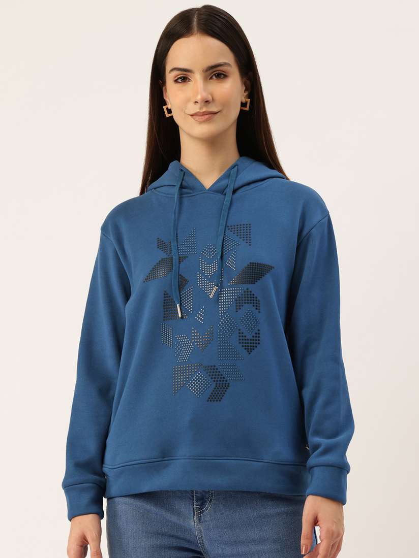 Monte carlo hooded sweatshirt top