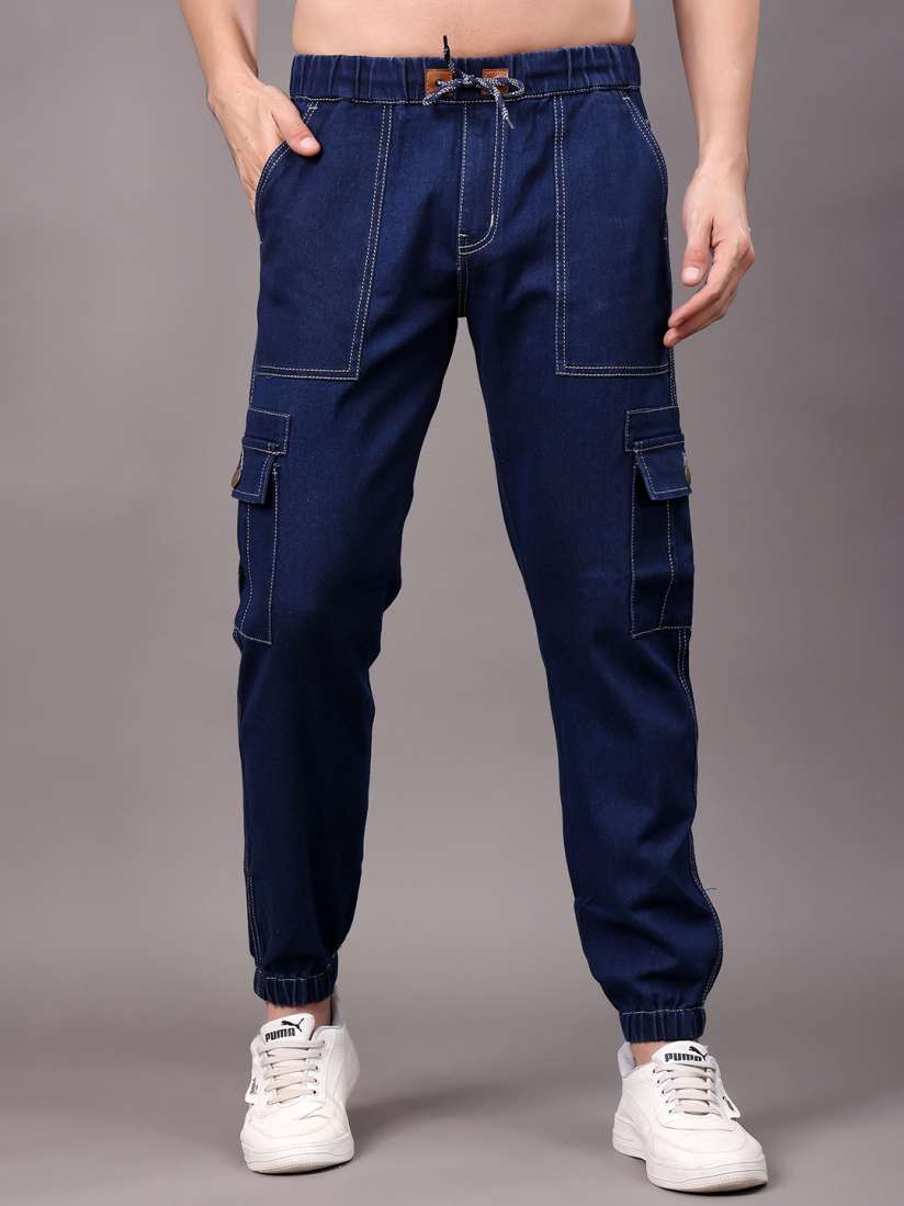 Buy ZAYSH Men Cotton Mid Rise Stretchable Jogger Jeans Jeans for Men 30981924 Myntra